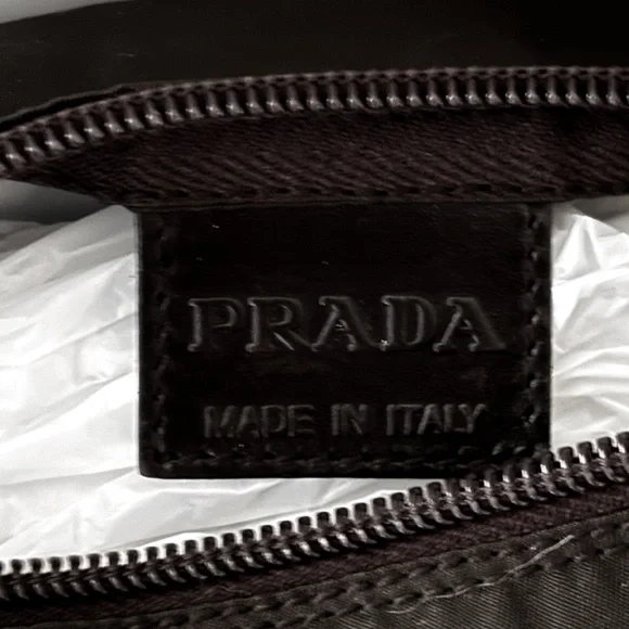 PRADA Black  Nylon Cosmetic Bag Pouch - Picture 5 of 6